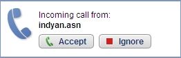 Google Talk Incoming Call