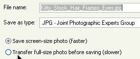 Saving Photos