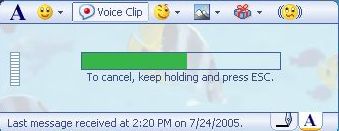 Voice Clip Recording