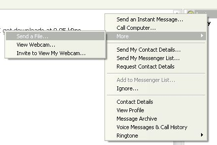 Recieve File missing