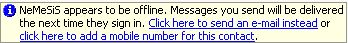 Windows Live Messenger Offline Messages